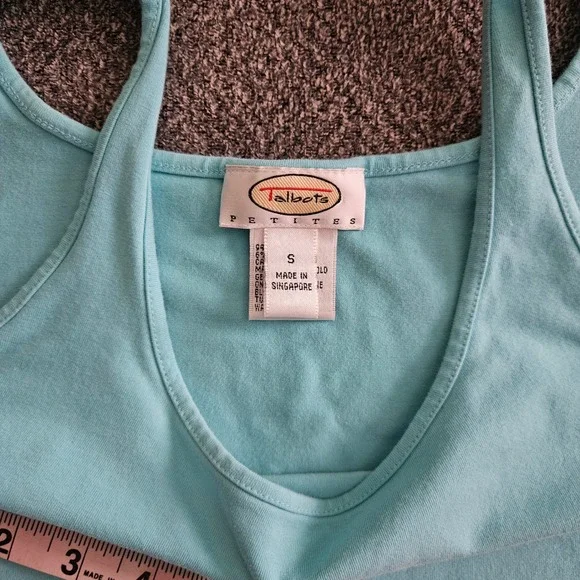 Lot of 3 Sleeveless Tank Tops Womens S Ribbed Crop Bundle Cotton Summer Basics - Picture 4 of 8